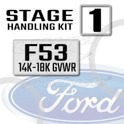 Stage 1  -  1997-2005 Ford F53 Class-A 14K-18K GVWR Handling Kit